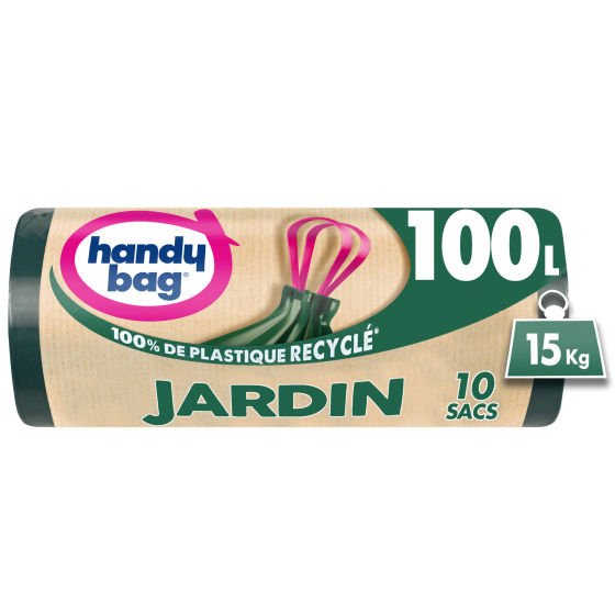 Handy Bag Sac Poubelle Le 1 Rouleau De 10 Sacs 130l 130 L