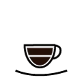 Icon of a cup Espresso doppio