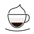 Icon of a cup of Cappuccino