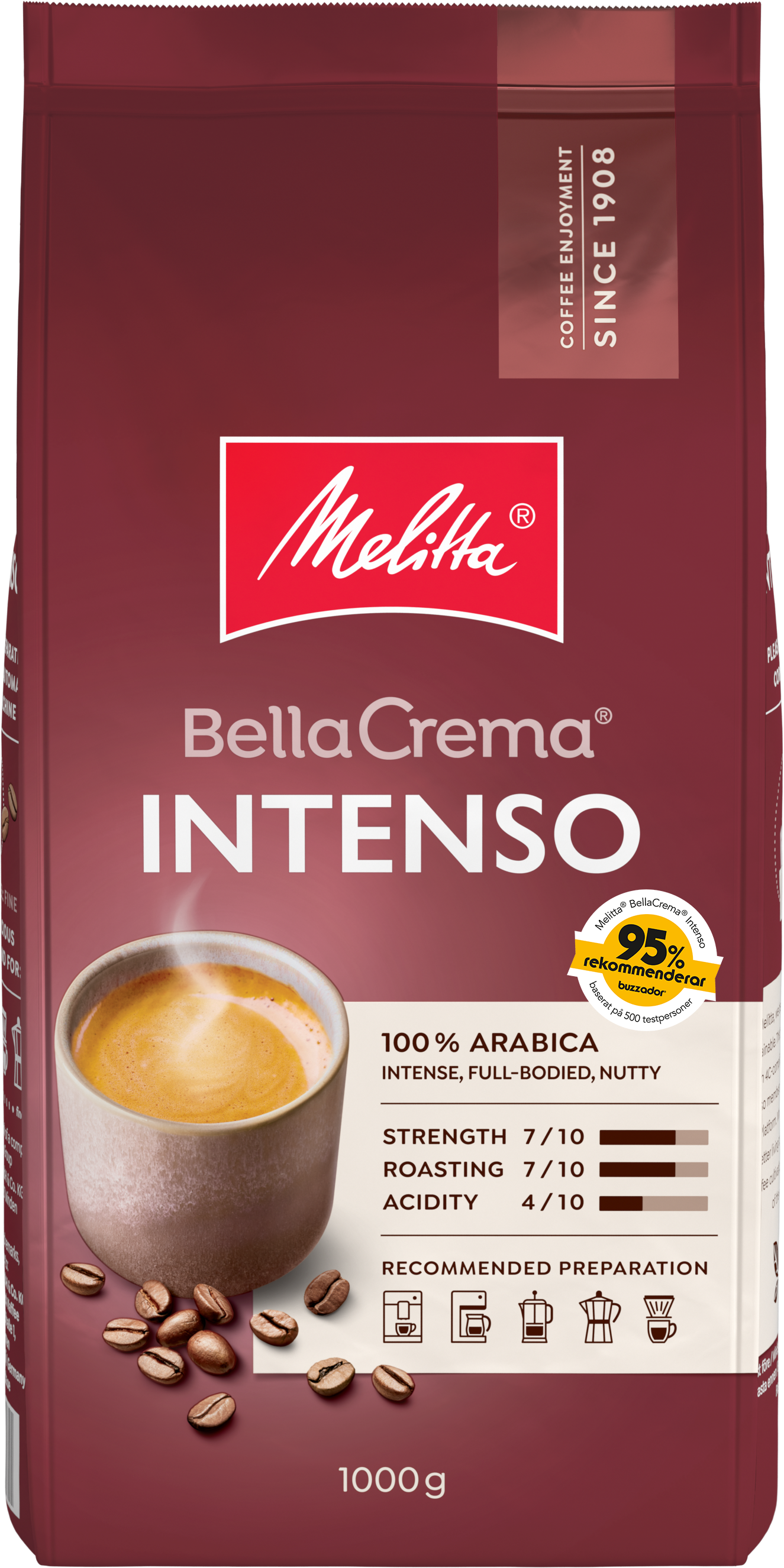 Melitta® BellaCrema® Intenso, 1000g