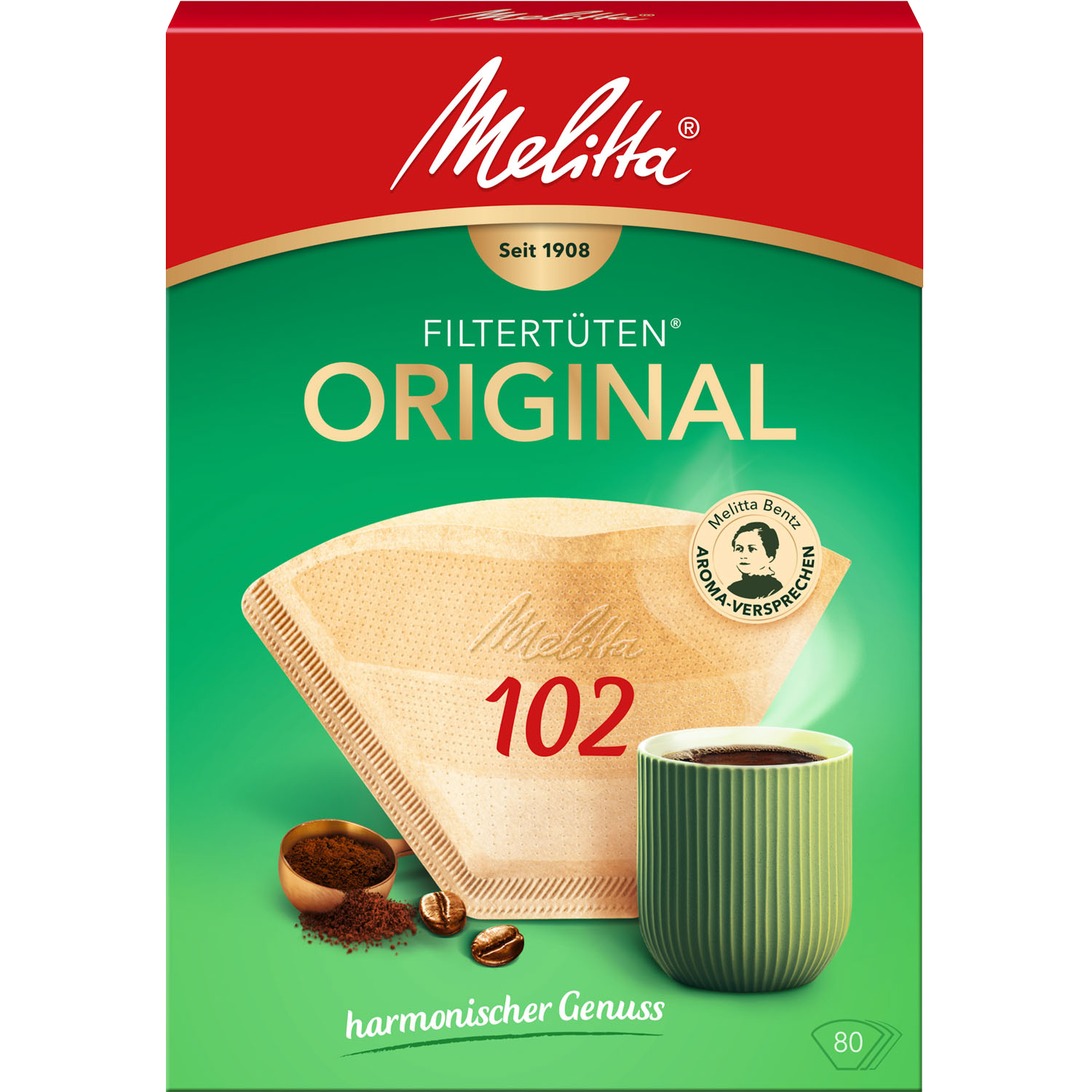 Melitta® Original, 102®, 80 St.