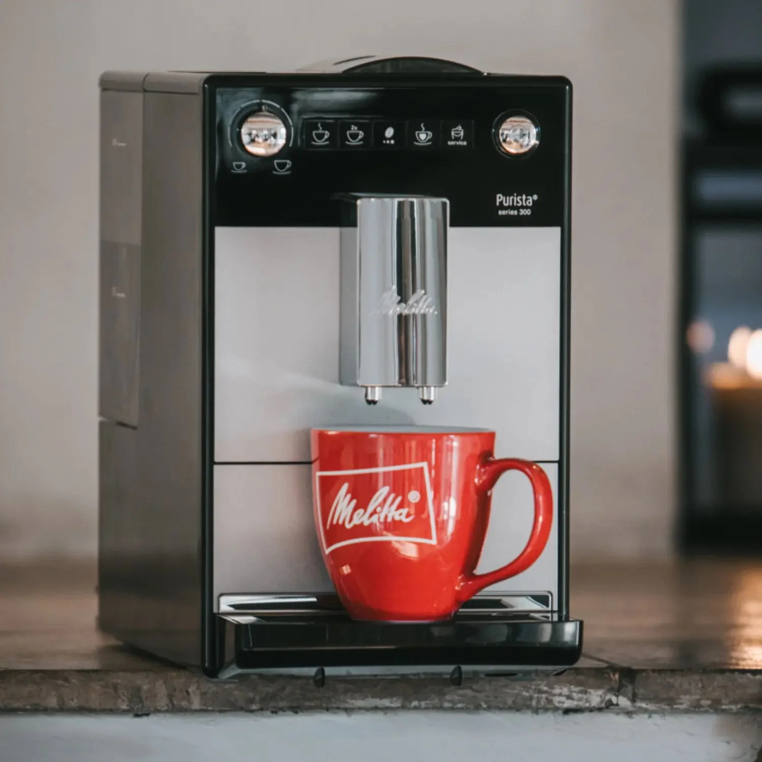 Image du produit de la machine à café entièrement automatique Purista®, argent - 16