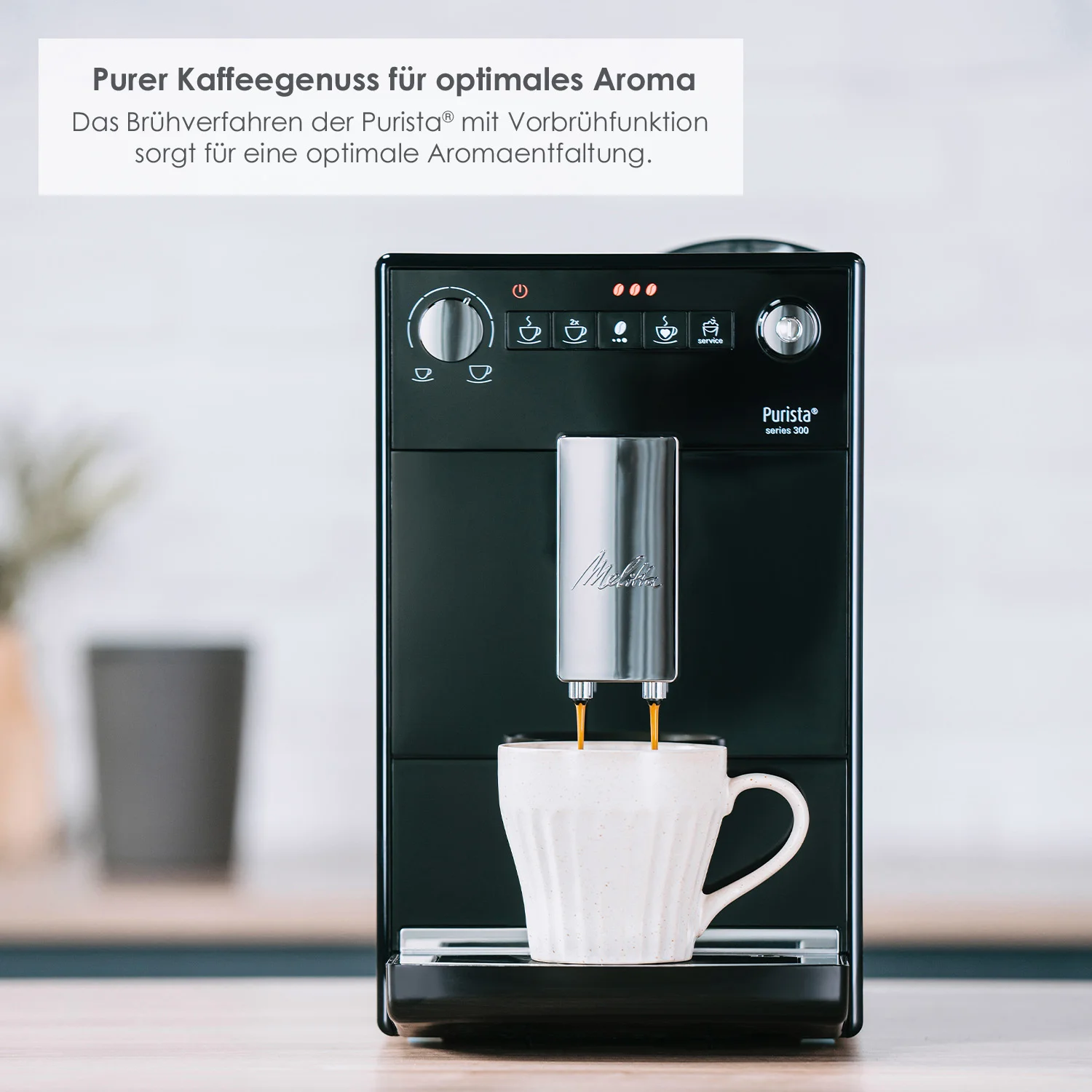Produktbild von Purista® Kaffeevollautomat, Schwarz - 13