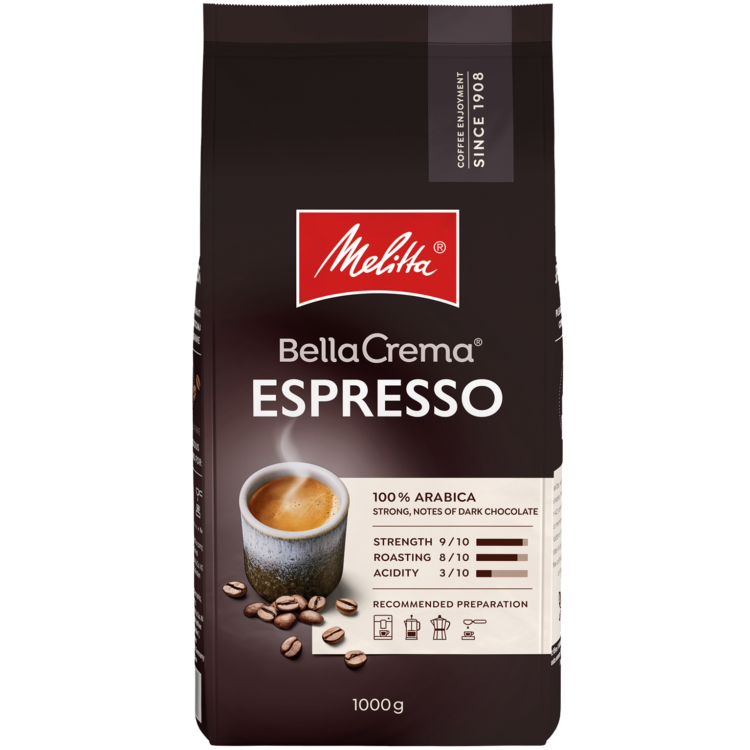 Melitta® BellaCrema® Espresso, 1000g