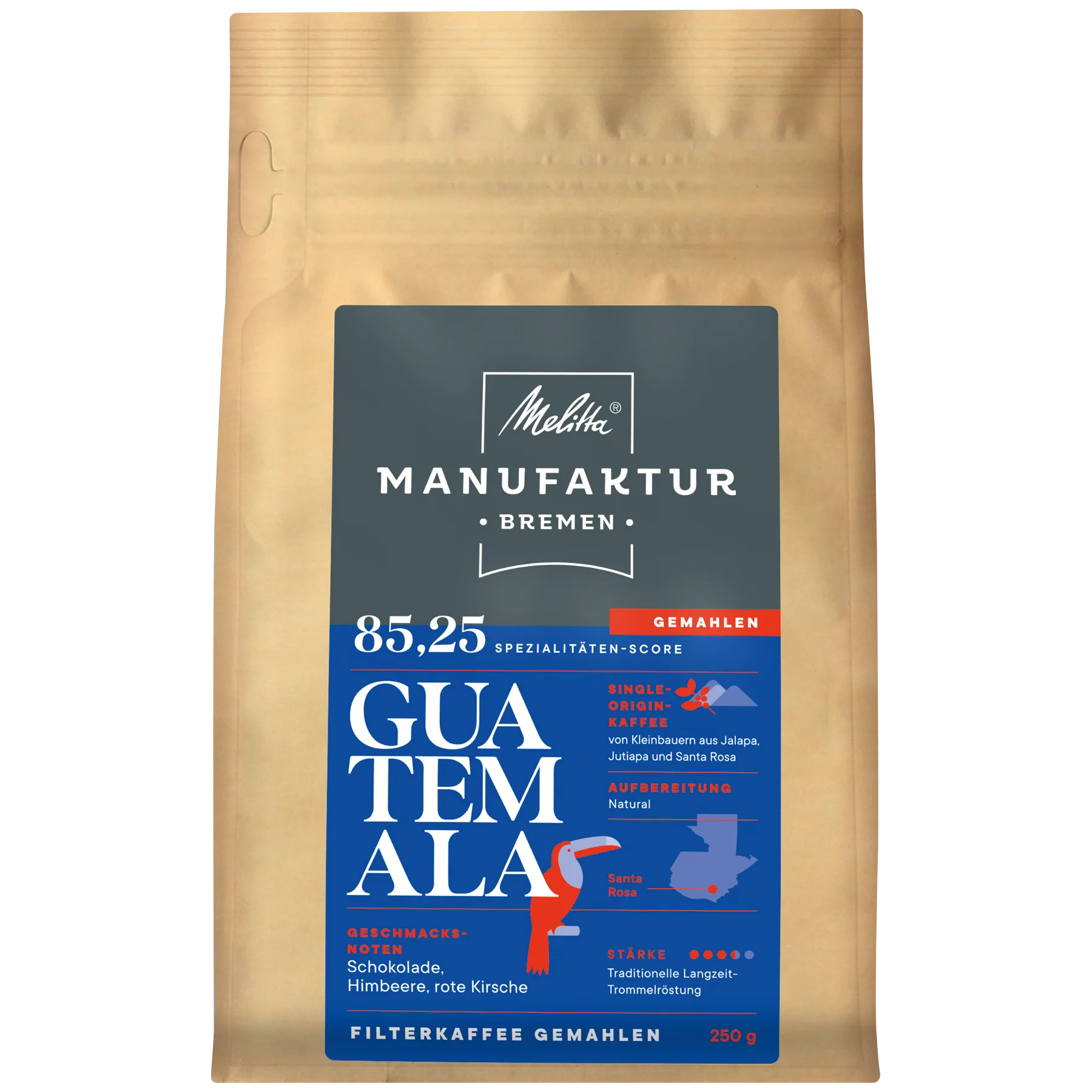 Produktbild von Melitta® Manufaktur-Kaffee Guatemala Natural Filterkaffee 250g - 1