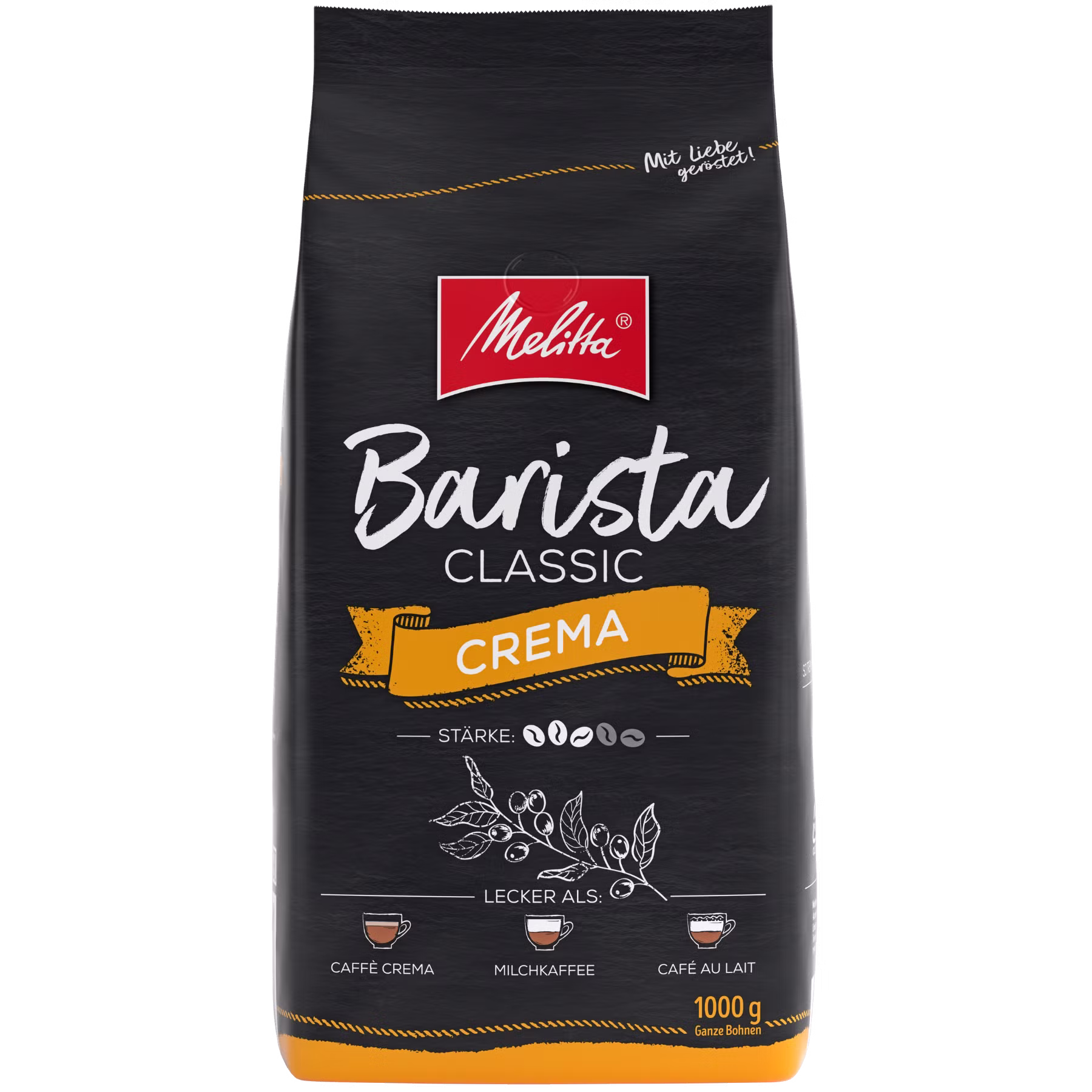 Produktbild von Melitta® Barista Crema Kaffeebohnen 1000g - 1