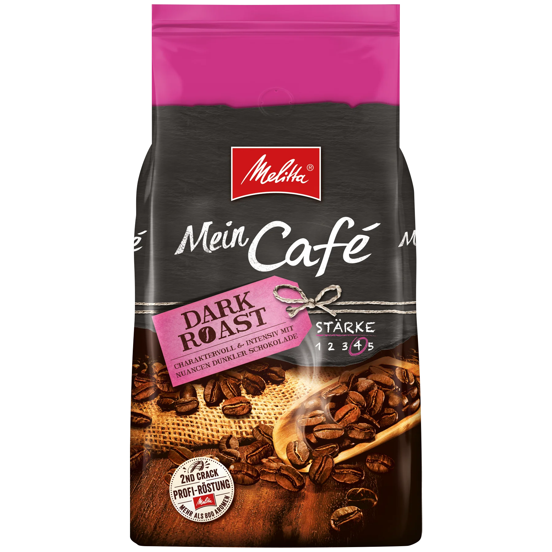 Melitta® Mein Café Dark Roast Produktbild von Melitta® Mein Café Dark Roast Kaffeebohnen 1000g - 1