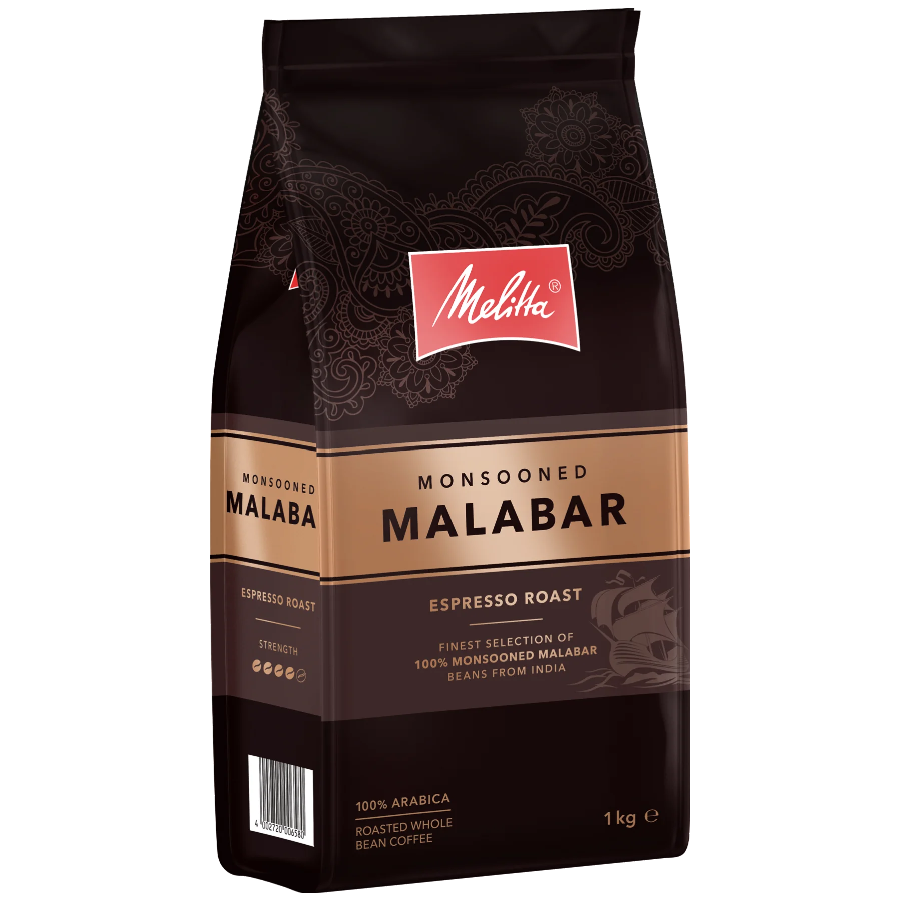 Produktbild von Melitta® Monsooned Malabar Kaffeebohnen 1000g - 1