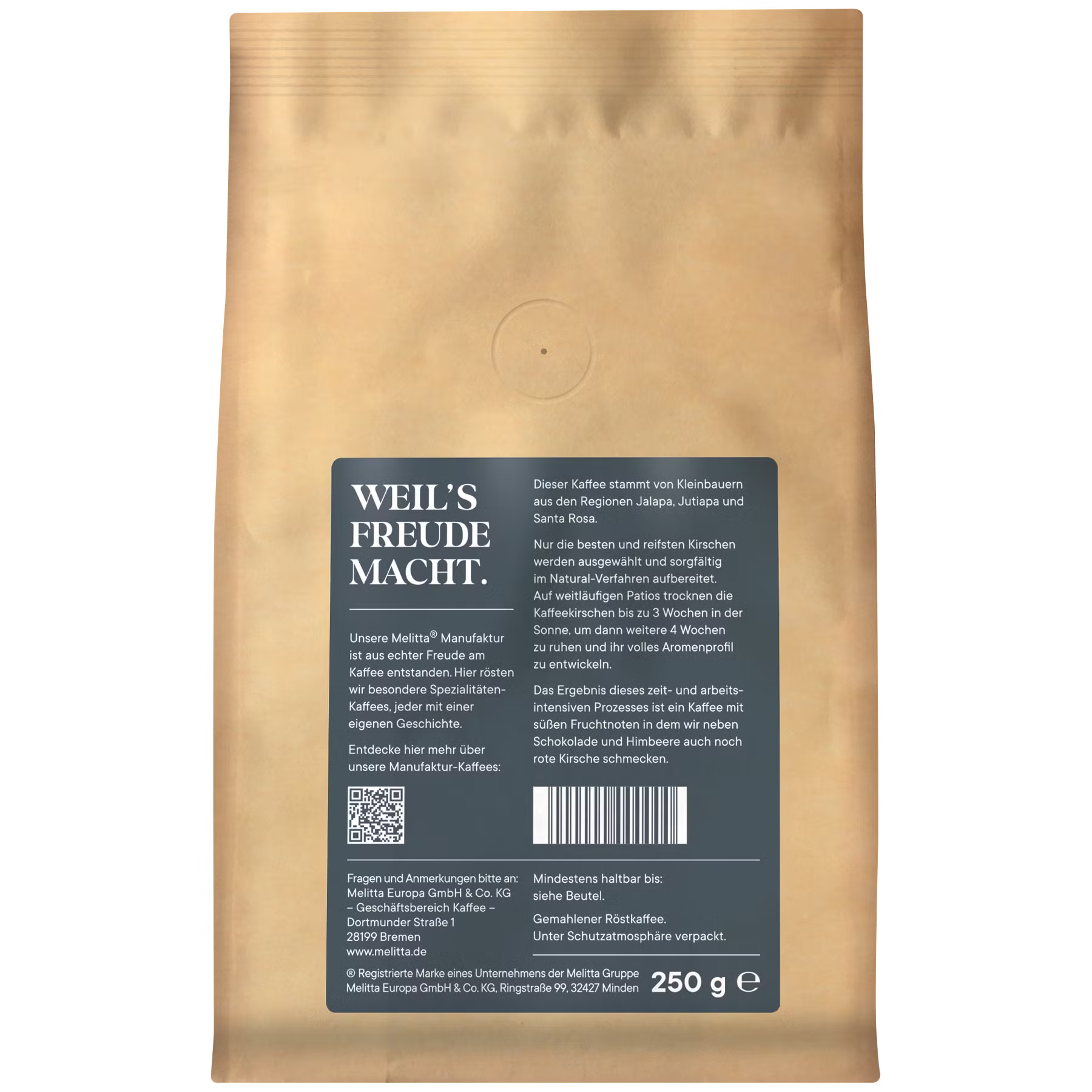Produktbild von Melitta® Manufaktur-Kaffee Guatemala Natural Filterkaffee 250g - 2