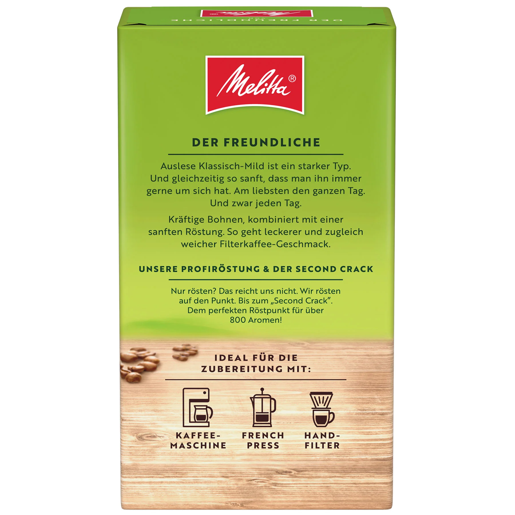 Produktbild von Melitta® Auslese Klassisch-mild Filterkaffee 500g - 3