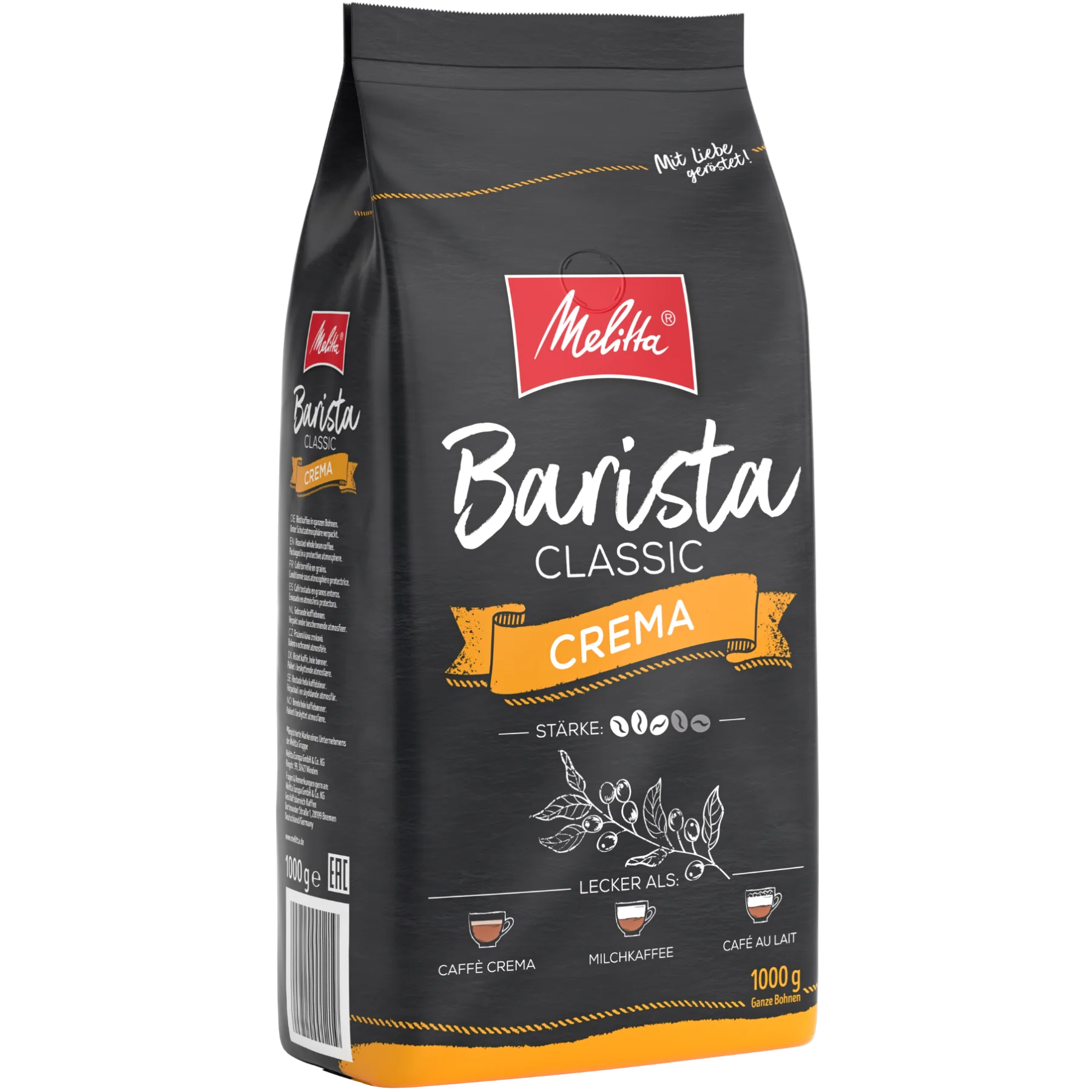 Produktbild von Melitta® Barista Crema Kaffeebohnen 1000g - 2