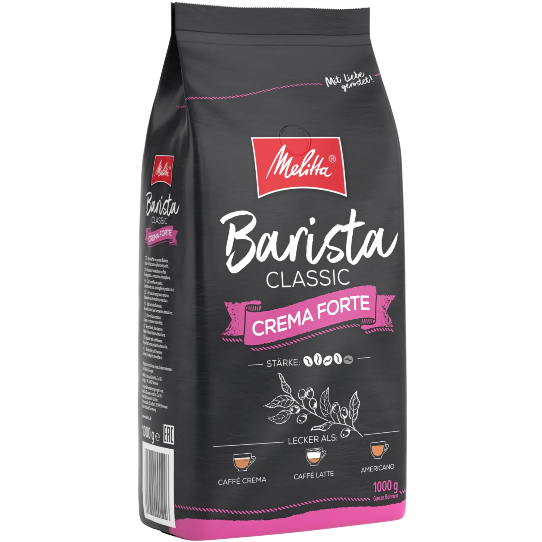 Produktbild von Melitta® Barista Crema Forte Kaffeebohnen 1000g - 3