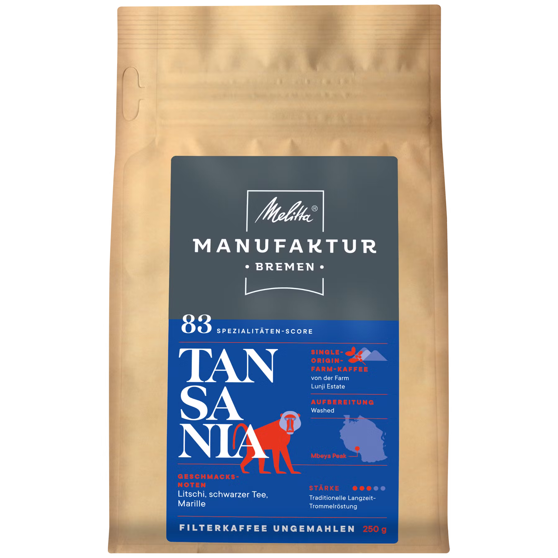 Produktbild von Melitta® Manufaktur-Kaffee Tansania Kaffeebohnen 250g - 3