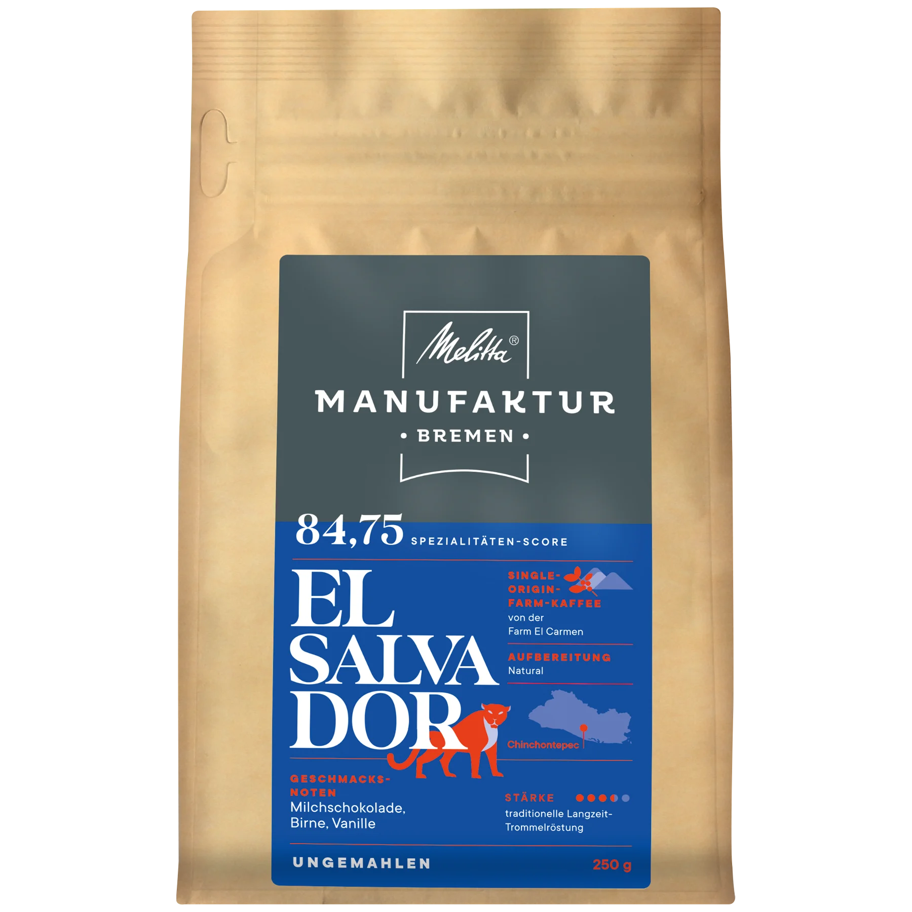 Melitta® Manufaktur-Kaffee El Salvador Produktbild von Melitta® Manufaktur-Kaffee El Salvador Kaffeebohnen 250g - 3