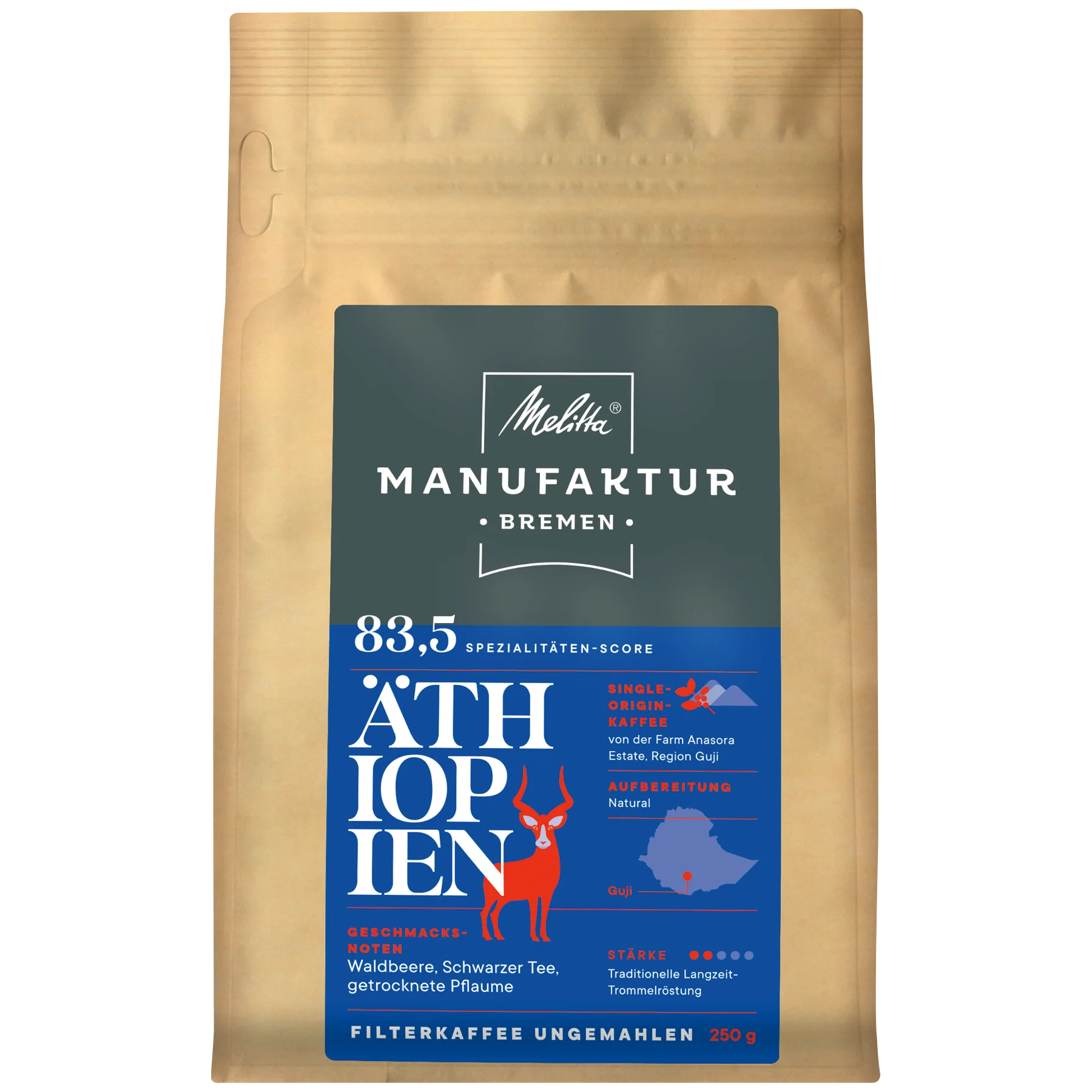 Produktbild von Melitta® Manufaktur-Kaffee Äthiopien Kaffeebohnen 250g,  - 2