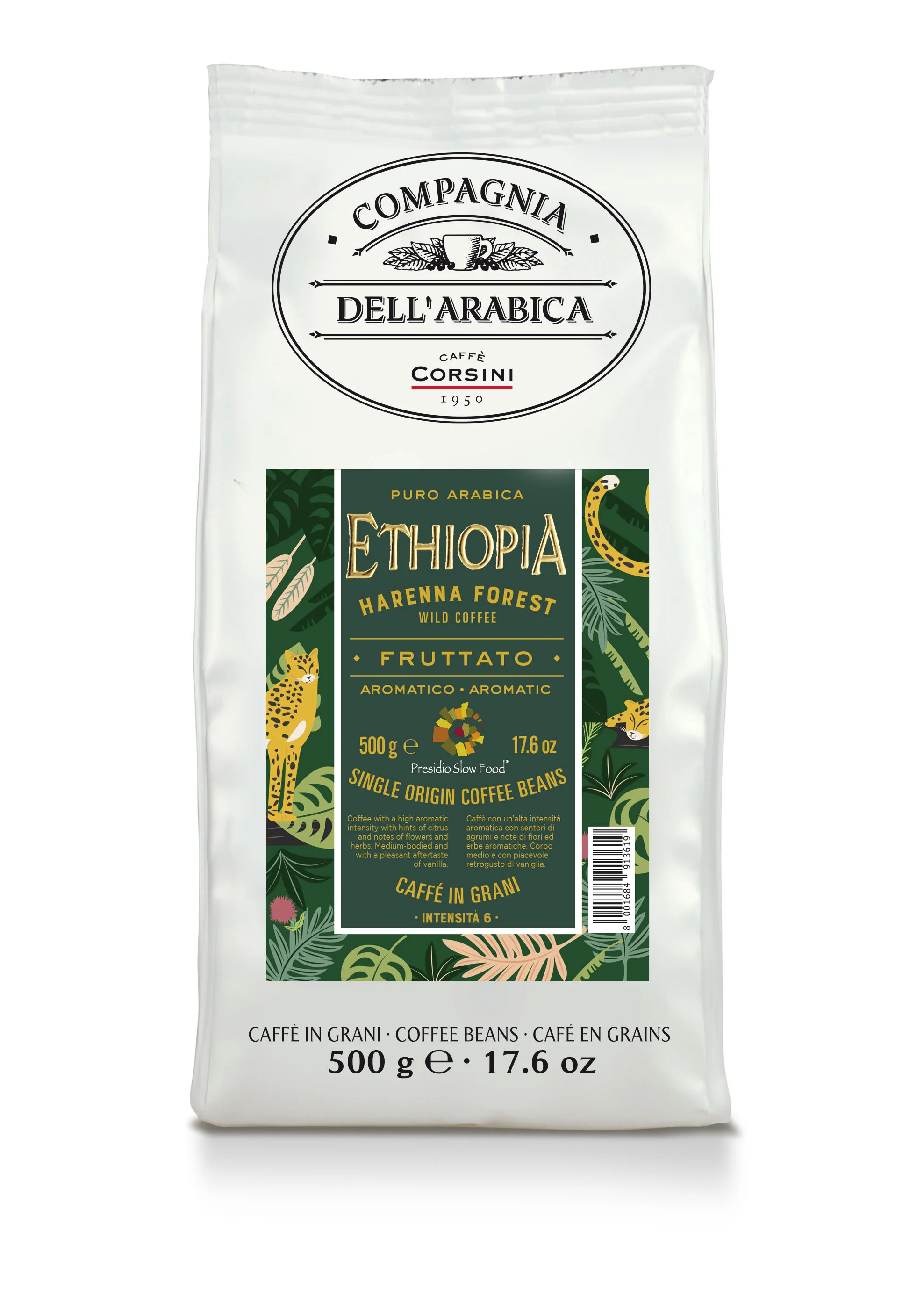 Caffè Corsini Ethiopia, 100% Arabica, 500g Caffè Corsini Ethiopia, 100% Arabica, 500g