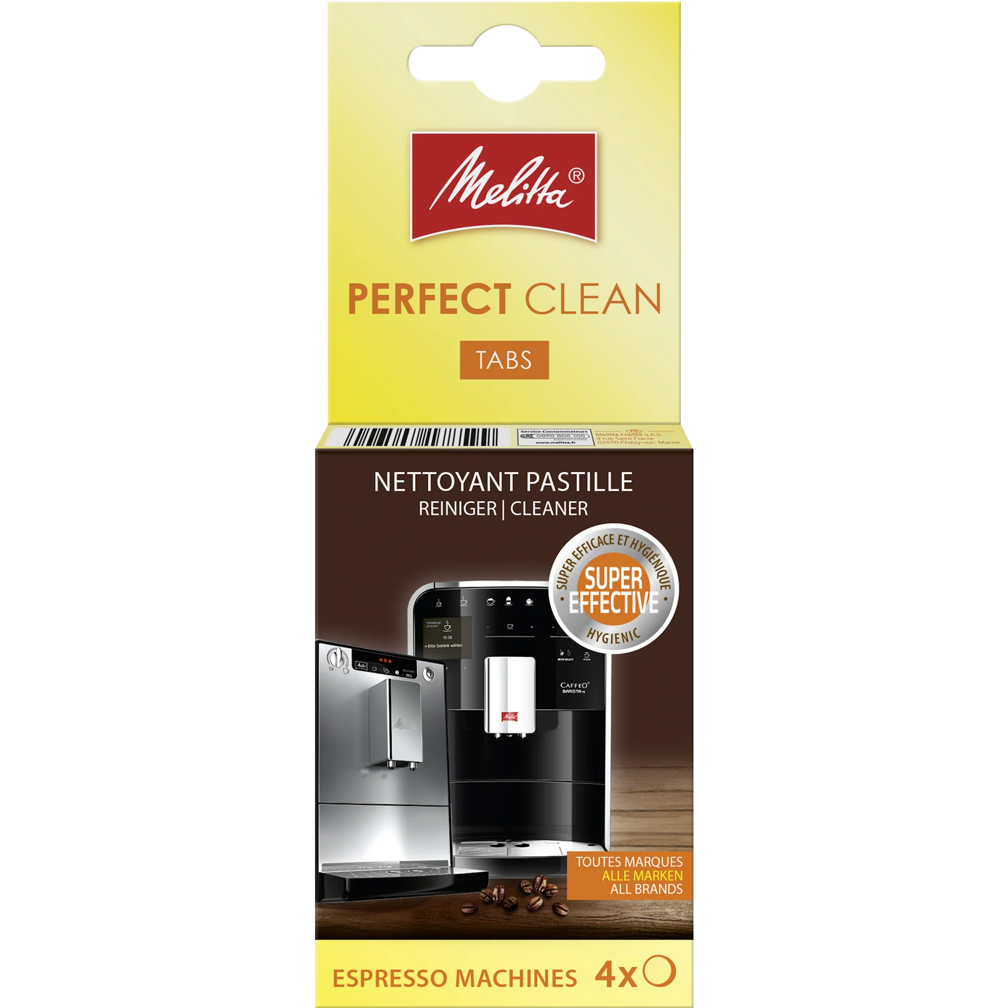 Perfect Clean-reinigingstabs voor volautomatische espressomachines Perfect Clean-reinigingstabs voor volautomatische espressomachines
