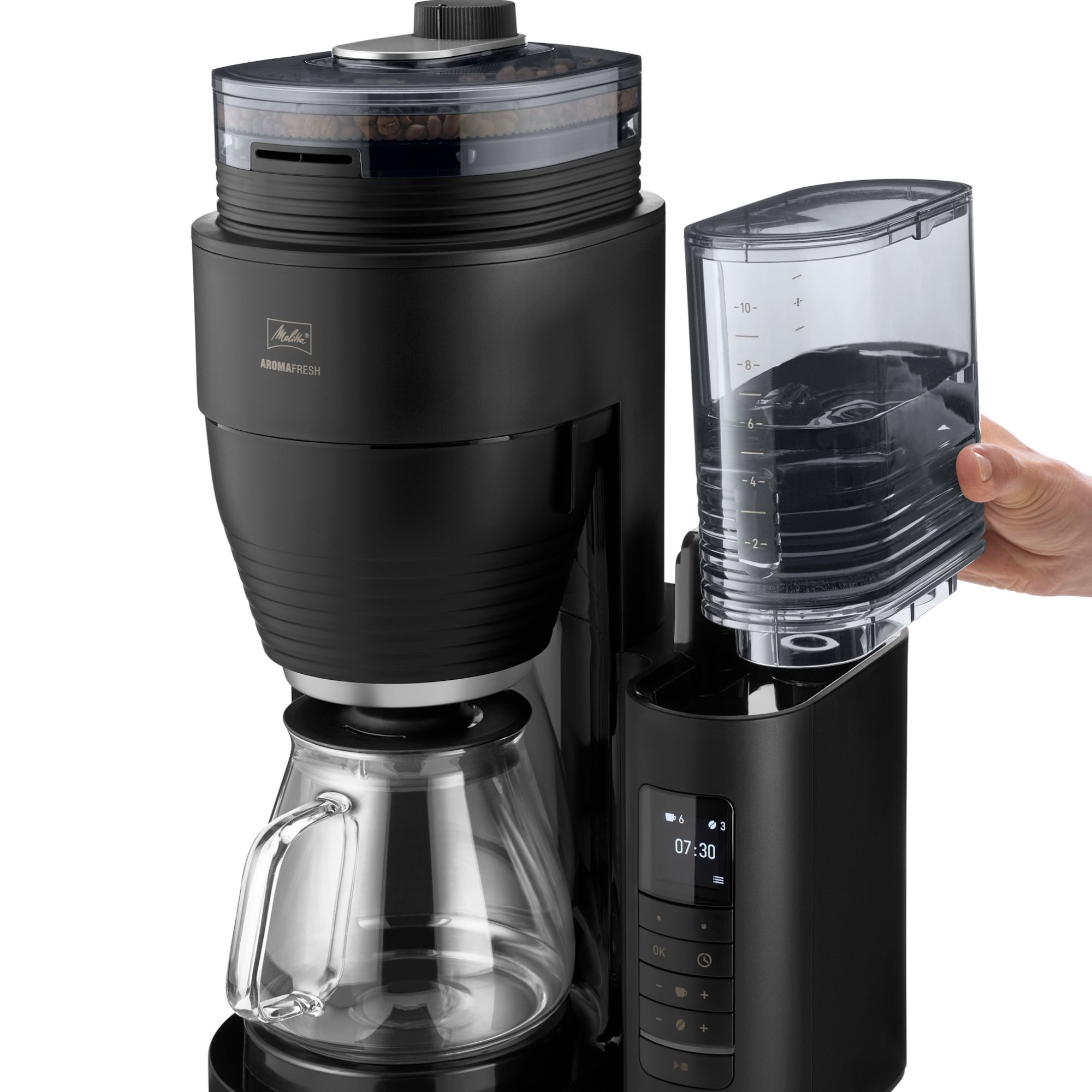 Produktbild von AromaFresh Pro X (Refurbished) Filterkaffeemaschine mit Mahlwerk - 5