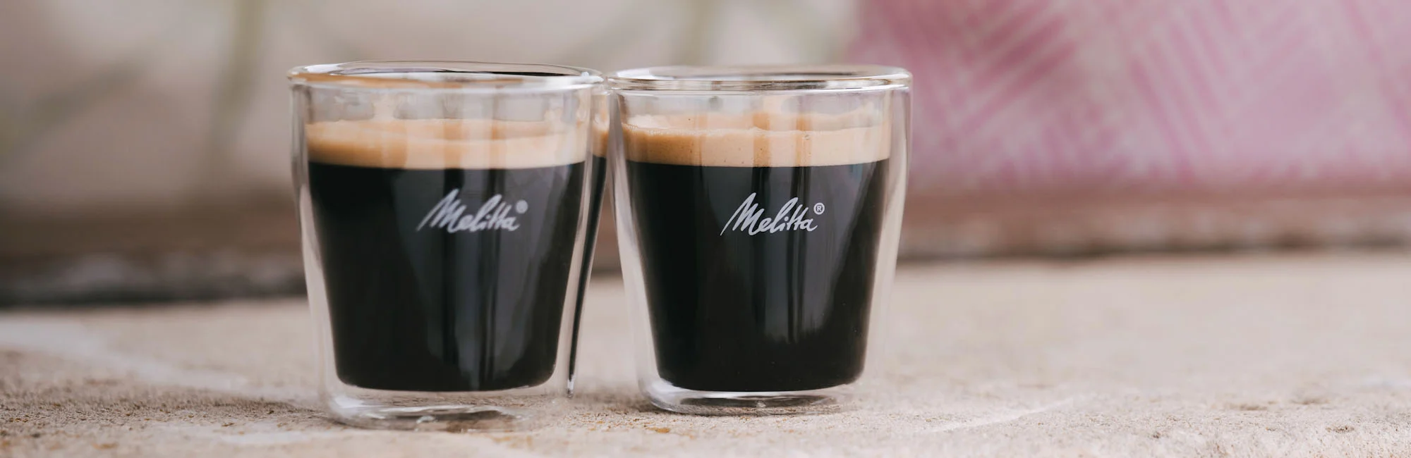Image of 2 double-walled glasses
