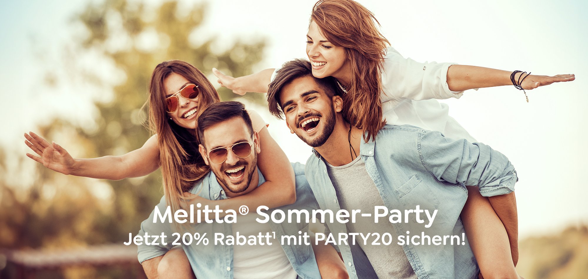 Sommer-Party: Jetzt 20% Rabatt mit PARTY20 sichern!