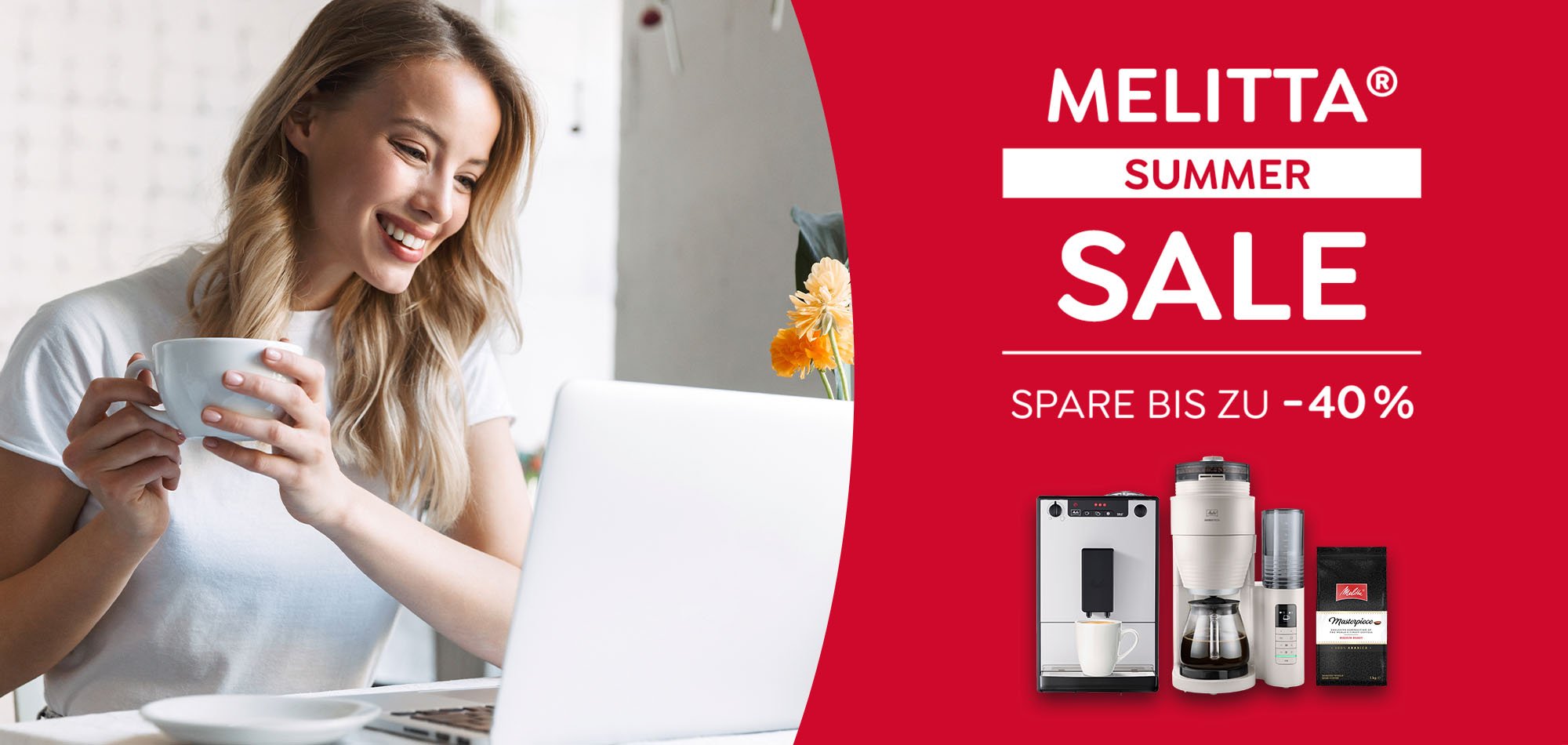 Melitta Summer Sale - spare bis  zu -40%