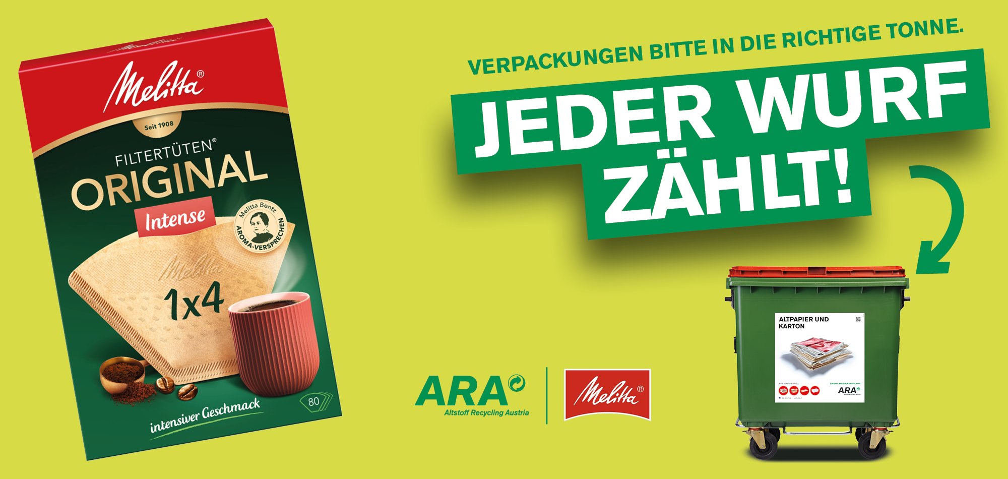 ARA (Altstoff Recycling Austria) - Jeder Wurf zählt