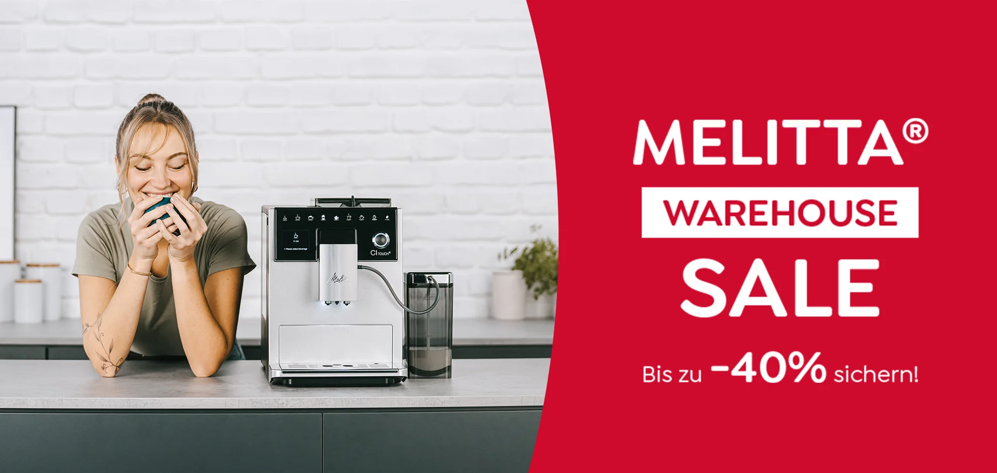 Melitta Warehouse Sale - jetzt bis zu -40% sichern!