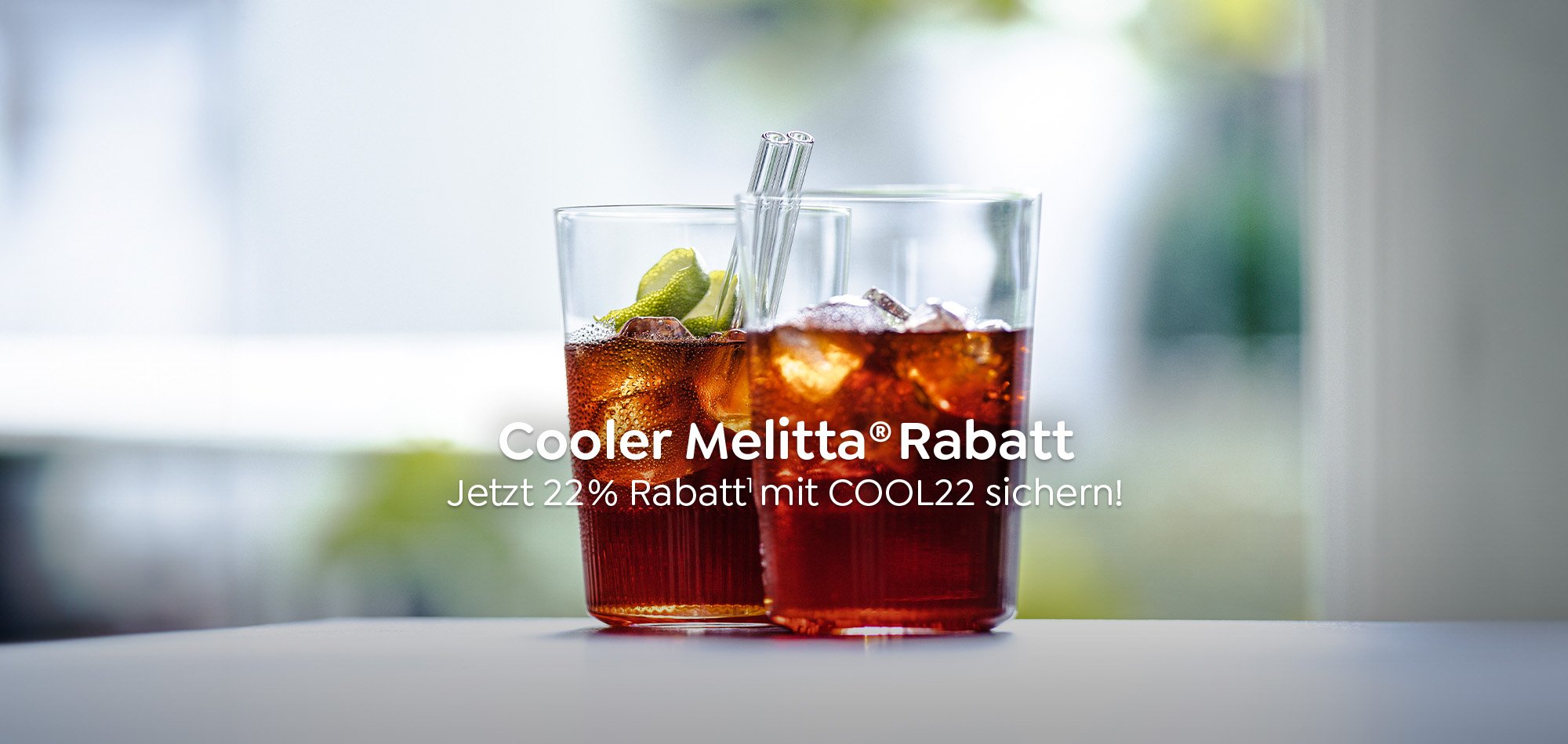 Cooler Melitta Rabatt - 22% Rabatt mit COOL22 sichern