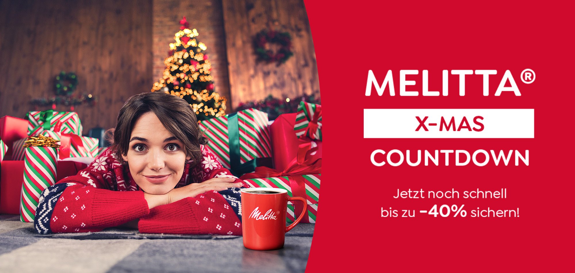 Melitta X-Mas Countdown - bis zu -40% sichern