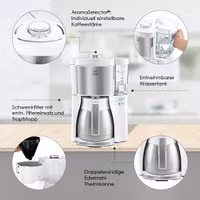Produktbild von LOOK® Therm Perfection Filterkaffeemaschine, Weiss - 14