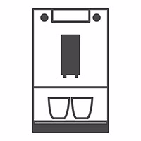 Icon Melitta espresso machine