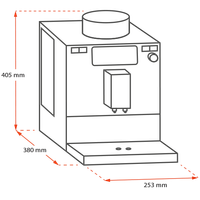 Product image of Caffeo® Varianza® CSP bean to cup machine, black, (2nd choice) - 1