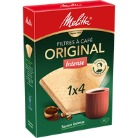 Image du produit Melitta® Original Intense, 1x4®, 80 pièces, sachets filtrants brun naturel® - 1