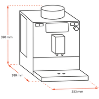 Produktbild von Passione®, Edelstahl (Refurbished) Kaffeevollautomat - 1