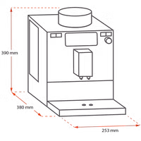 Image du produit de la machine à café entièrement automatique Passione®, argent - 1