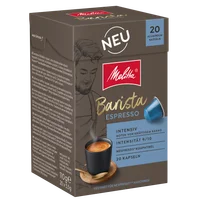 Seitenansicht der Verpackung von Melitta® Barista Espresso Kaffeekapseln, Intensität 9/10, 20 Kapseln