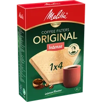 Produktbild av Melitta® Original Intense, 1x4®, 80 stycken, naturliga bruna filterpåsar® - 1