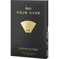 Image du produit : Sacs filtrants Melitta® Pour Over 1x4®, blancs, 40 pièces. Sacs filtrants®, - 2