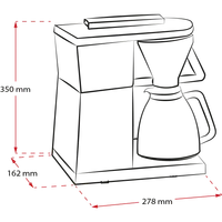 Produktbild von Excellent 5.0 Filterkaffeemaschine, Schwarz - 4