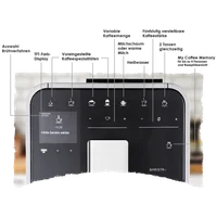 Imagen del producto de la Machines à expresso à grains Barista T Smart®, color plata - 14