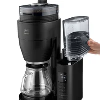 Image du produit de la machine à café filtre AromaFresh Pro X avec broyeur, noir-argent - 7
