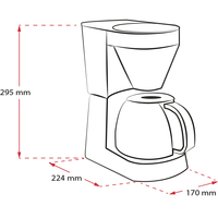 Produktbillede af Easy Filter kaffemaskine, sort - 1