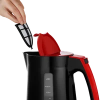 Produktbild von Enjoy Aqua Wasserkocher, Schwarz-Rot - 4
