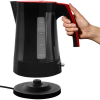 Produktbild von Enjoy Aqua Wasserkocher, Schwarz-Rot - 2
