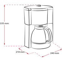 Produktbild von LOOK® Perfection Filterkaffeemaschine, Schwarz - 15