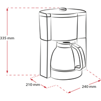 Image du produit de la machine à café filtre LOOK® Perfection, noire - 15