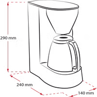 Imagen del producto de la Cafetières filtre Single 5®, negra - 5