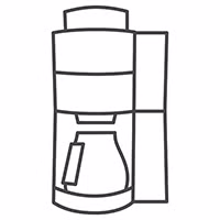 Icon of a filter coffee machine