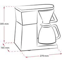 Produktbild av Excellent 4.0, svart filterkaffemaskin, svart - 3