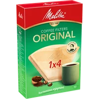 Produktbild von Melitta® Original, 1x4®, 80 Stück, naturbraun Filtertüten® - 1